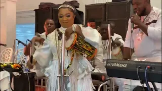 moment female talking drummer ara performs wonder on drums