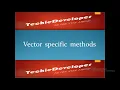 22 copyInto trimToSize setSize indexOf method in vector in collection framework