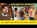 Zé Felipe celebrates Ana Castelo's party and gives her a gift 😱
