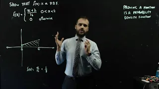Proving a function is a probability density function