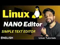 Linux NANO Text Editor Tutorial for Beginners in English
