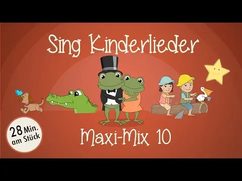 Download MP3 Sing Kinderlieder Maxi-Mix 10: Das Krokodil-Lied | Die Räder vom Bus | Bingo | Auf der grünen Wiese