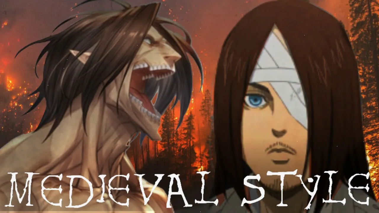 ATTACK ON TITAN | ASHES ON THE FIRE | Medieval Bardcore Version
