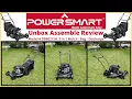 Mower Review Powersmart 21 Inch Self Propelled 209CC Self Propelled Lawn Mower Unbox Assembly
