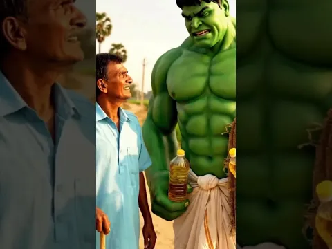 पत्नी की डांट ने बनाया हल्क को मालिशवाला! 😂 #viral #shorts #youtubeshorts #shortvideo