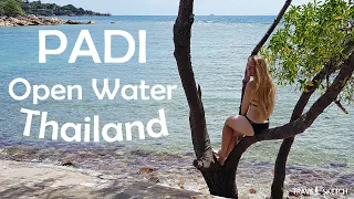 Diving Sail Rock for our PADI Open Water Diver Course in Koh Phangan