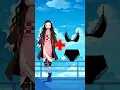 Demon slayer : Nezuko in different styles 💞| Girl from Kimetsu No Yaiba | #shorts #demonslayer #kny
