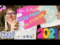 How to Waste Less Space Printing a Full Page On Cricut EASY