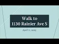 2501 to 1130 walk pt 2