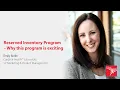Reserved Inventory Program - Why this program is exciting