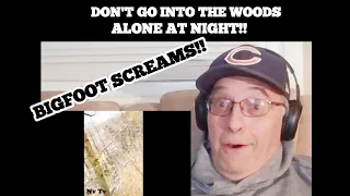 warning dont go into the woods alone at night bigfoot screams 