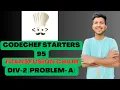 TRANSFUSION CHAIN CODECHEF STARTERS 95 DIVISION 2 CODECHEF PROBLEM - A
