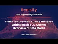 Database Essentials using Postgres - Writing Basic SQL Queries