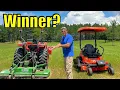 What Is The BEST Mower for Large Acreage Zero Turn or Compact Tractor