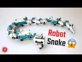 130cm Robot Snake with LEGO MINDSTORMS Robot Inventor obstacle avoidance and programming
