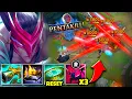 Download Lagu THIS YONE BUILD CAN ULT 3 TIMES IN A ROW?! (33 KILL MASSACRE, PENTAKILL!)