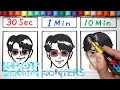 Download Lagu Drawing Jinu in 30Sec.1Min.10Min(KPop Demon Hunters)