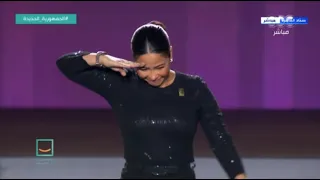 شيرين توجه تحية عسكرية للرئيس السيسي ثم تشعل الاحتفالية وتبهر الجميع بأغنية مصر قادرة  شيرين توجه تحية عسكرية للرئيس السيسي ثم تشعل الاحتفالية وتبهر الجميع بأغنية مصر قادرة