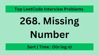 Leetcode 268 Missing Number Easy Javascript