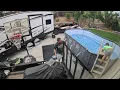 Bestway Power Steel 20 x 12 x 48 Oval Above Ground Pool Setup Timelapse