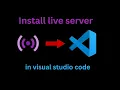 How to install Live Server Extension in Visual Studio Code 2026 Bangla