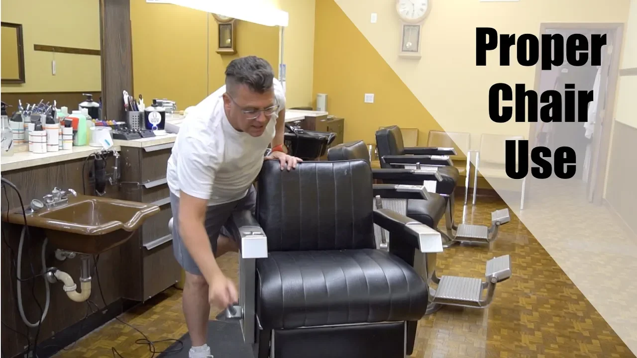 Proper Use of a Barber Chair when Haircutting - Ivan Zoot
