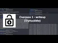 Overpass Tryhackme - writeup
