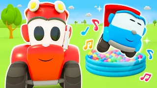 Sing with Leo! A children's song about a tractor in a cartoon.