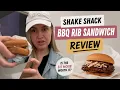 Shake Shack BBQ Rib Sandwich Review IS THE 17 McRib WORTH IT