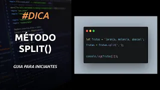 JavaScript - Metodo Split