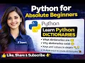 Learn Python Dictionaries Step by Step Lecture Part 1 Complete Beginner Guide in Urdu Hindi