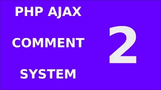 2 Php Jquery Ajax Responsive Comment Form System Tutorial