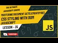 JavaScript DOM using css styling document getElementById JavaScript Tutorial