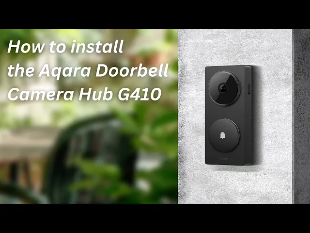 Pulsante video Wi-Fi e campanello bianco Aqara Video Doorbell G410 - 8380, AQARA, CH-C09D-W