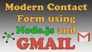 How To Contact Form using JavaScript Node js Express v 4 x Nodemailer Gmail Part 2 Server-Side