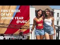 First Week of My Junior Year at USC