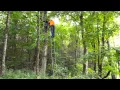 Standing a 2 person tree stand by myself