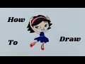 How to draw June From Little Einsteins How to draw June easy step by step
