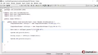 Java Tricky Program 2 - SimpleDateFormat