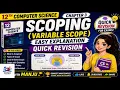 12th Computer Science Chapter 3 Scoping Easy Explanation Quick Revision Board Exam 2026