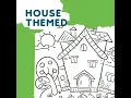 FREE HOUSE THEMED COLORING PAGES FOR KIDS
