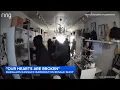 shows burglars ransack luxury resale shop in Barrington IL