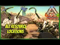Where to Find ALL Resources in Scorched Earth Ark Survival Evolved