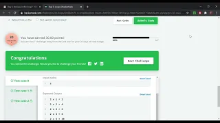 Hackerrank Java Beginners Challenge Day 5