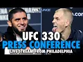 UFC 330 Makhachev vs Machado Garry pre-fight press conference