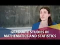 Graduate Studies in Math and Statistics