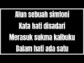 ONCE MEKEL - SYMPHONI YANG INDAH | KARAOKE | LYRICS