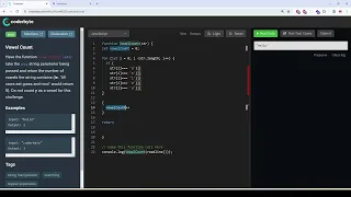 Coderbyte Vowel Count Easy Solution with JavaScript