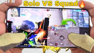 iphone 16 pro max solo vs squad free fire full map gameplay onetap headshot 2 finger handcam op