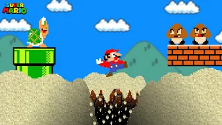 Can Mario Beat Super Mario Bros. When the Floor Is Sand?